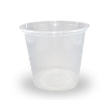 30oz/710ml (119Dx104) Clear Round Plastic Container
